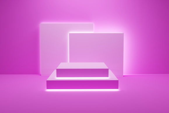 Download Geometric Pink Podium - Product Mockup - Premium Resources